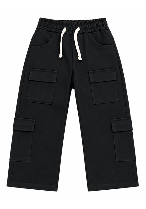 Pantaloni cargo BRIAN RUSH KIDS | 155 PA 155NERO